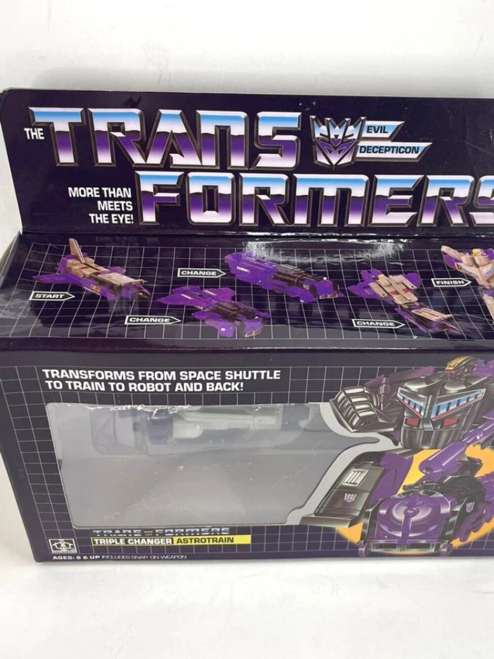 Transformers G1 Astrotrain Triple Changer Decepticon Action Figure Toy